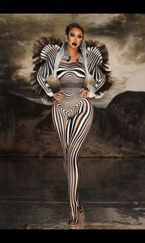 SW002 Zebra Stage Costume
