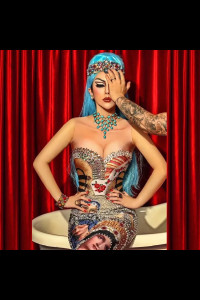 SW016 Destiny Faces Dress with Pearls